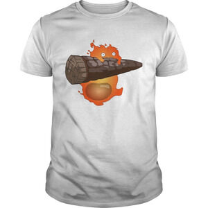 Calcifer Vinyl Sticker Shirt